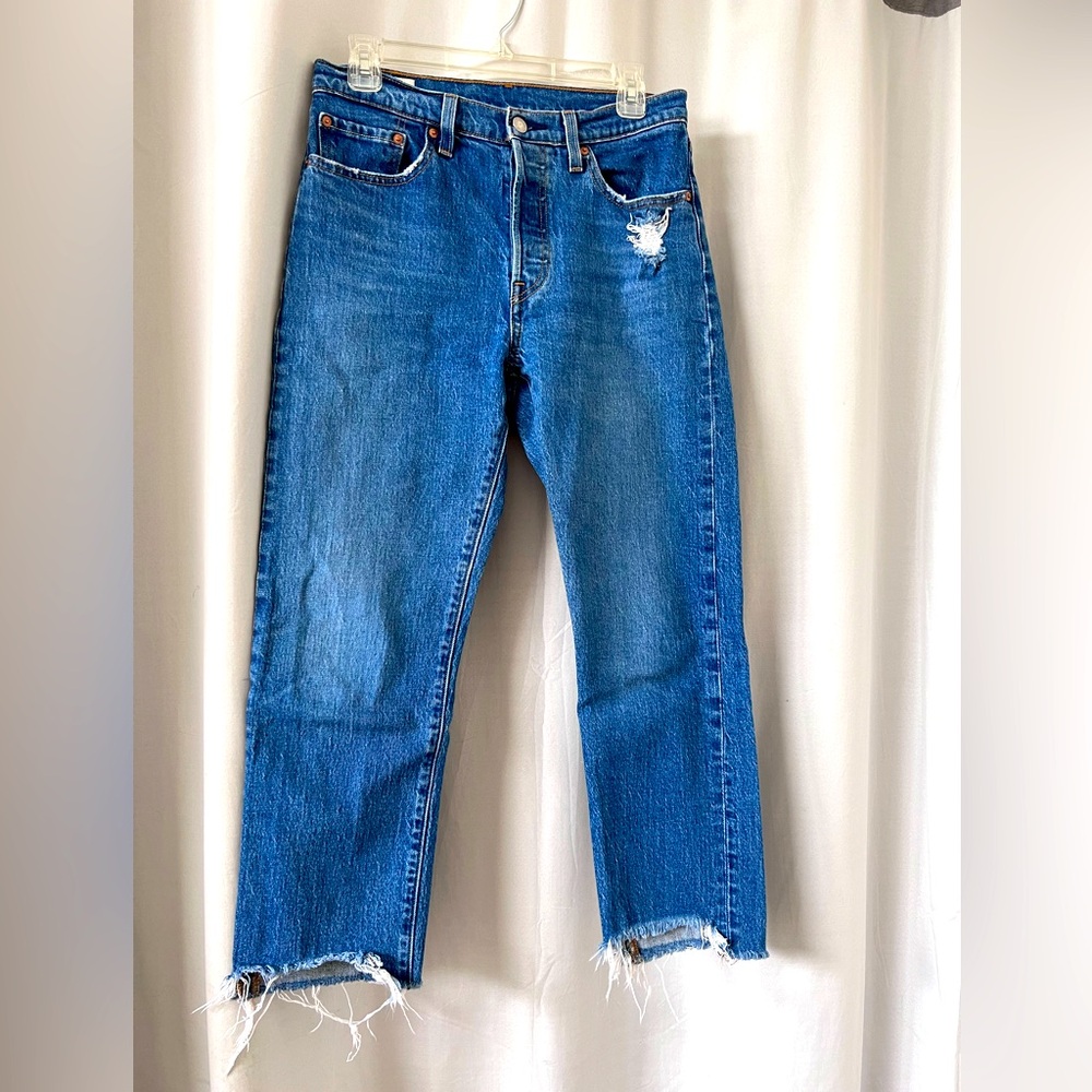 Levi's Blue 501 button fly